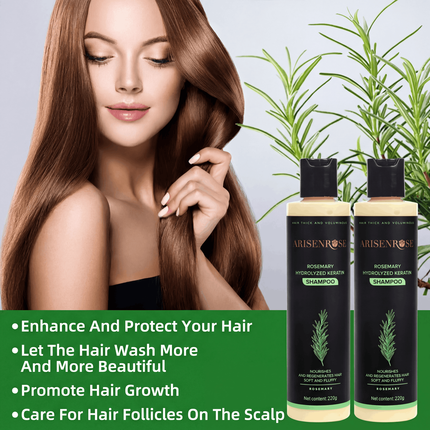 Rosemary Shampoo | Hair Growth & Anti Dandruff Scalp Treatment